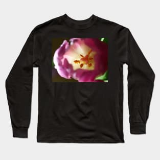 Pink Tulip flower Long Sleeve T-Shirt